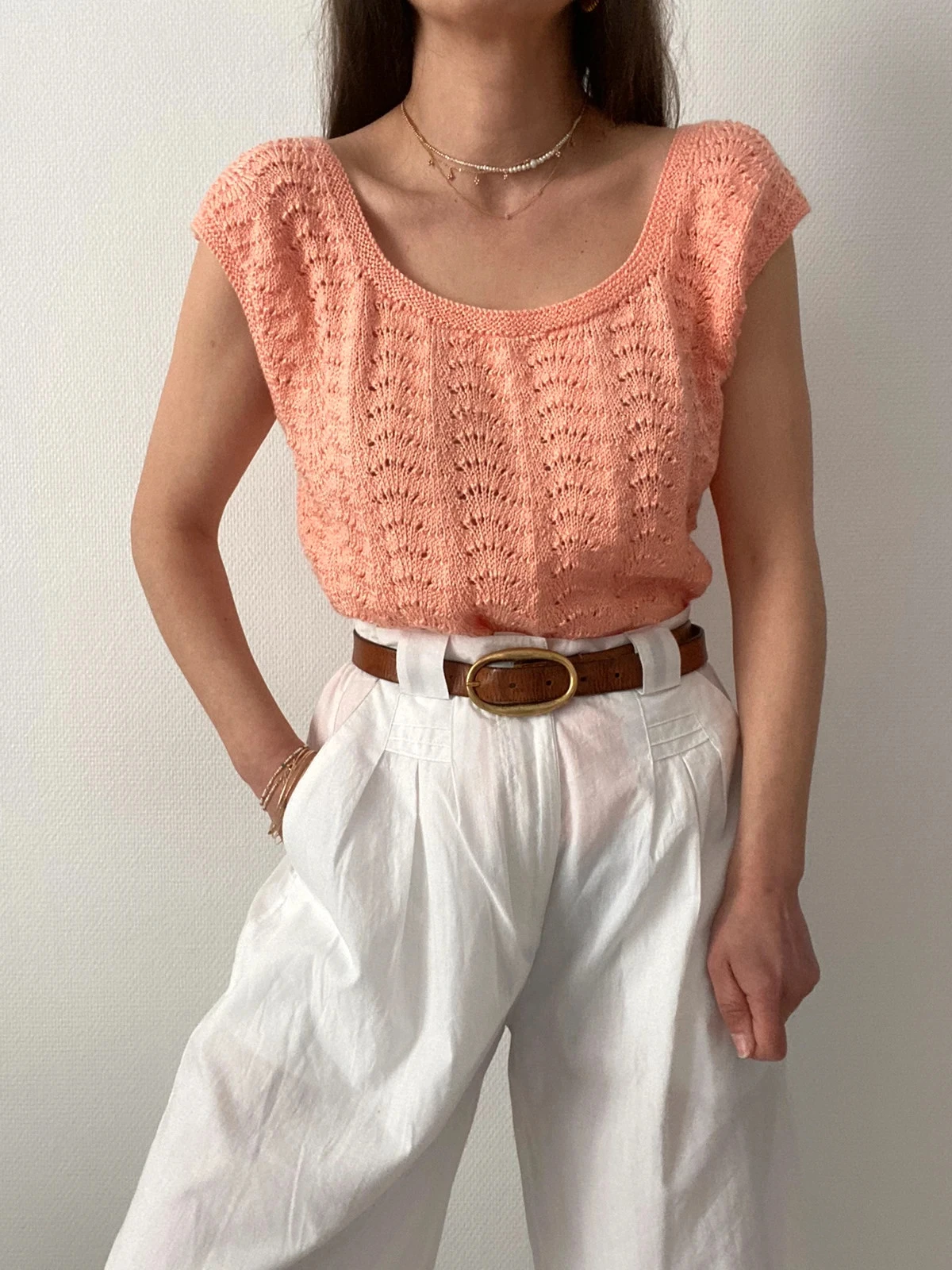 🌺Knit style sleeveless top – photo 6